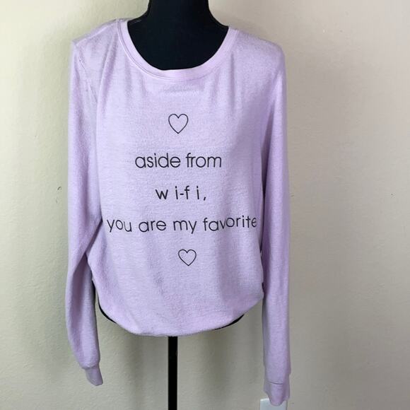 Wildfox women’s S “you are my favorite” sweatshirt - Picture 1 of 10